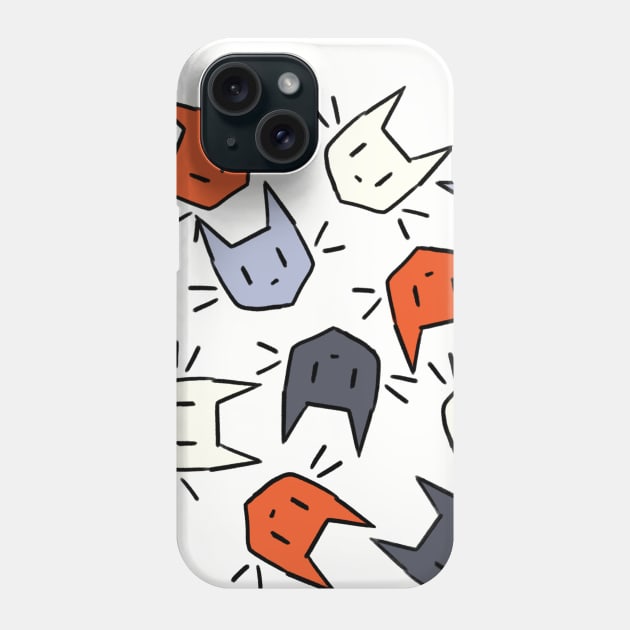 Calico Print Phone Case by Famished Feline