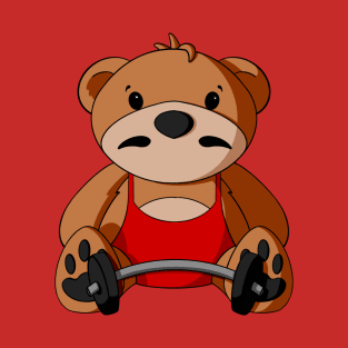 Circus Strongman Teddy Bear T-Shirt