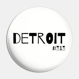 Detroit Pin