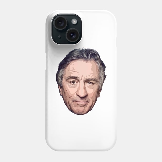 Robert De Niro Vector Art Phone Case by Playful Creatives