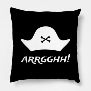 Pirates / Hat / Argh! (Dark) Pillow