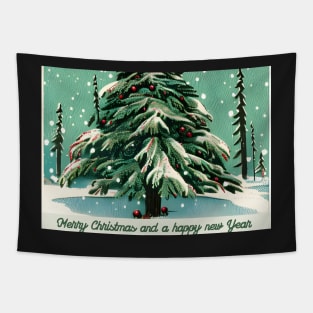 Christmas forest Tapestry