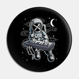 Astronaut Organ Ripple XRP Coin To The Moon Crypto Token Cryptocurrency Blockchain Wallet Birthday Gift For Men Women Kids Pin