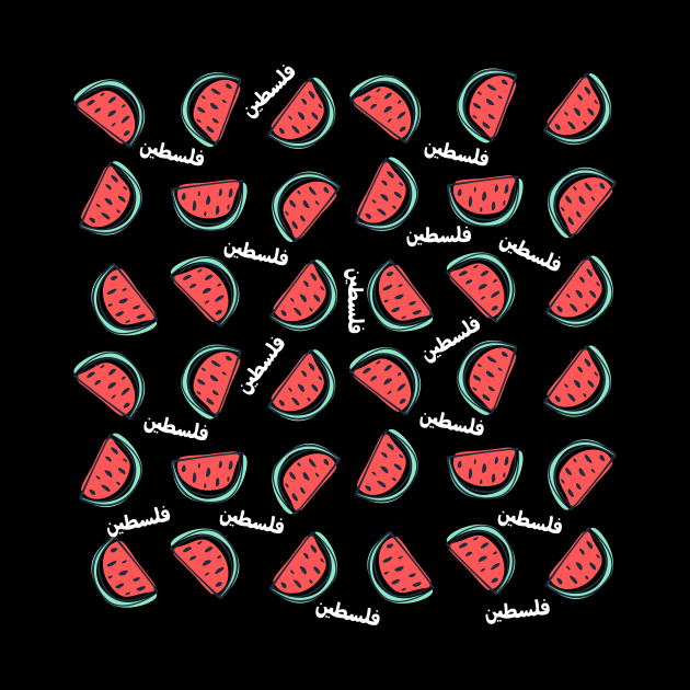 Watermelon Palestine Palestinian by Teewyld