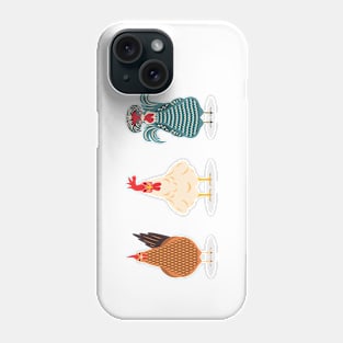 Three Cute Chickens Phone Case