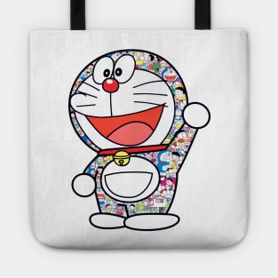 TAKASHI MURAKAMI DORAEMON IN THE FIELD OF FLOWERS Tote