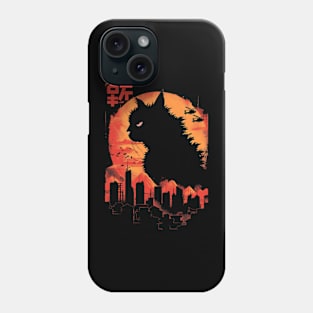 Catzilla Cat Meow Tropolis Marvels Unraveled Phone Case