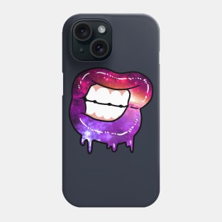 Drippy Space Lips Phone Case