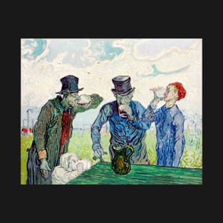 The Drinkers by Vincent Van Gogh T-Shirt