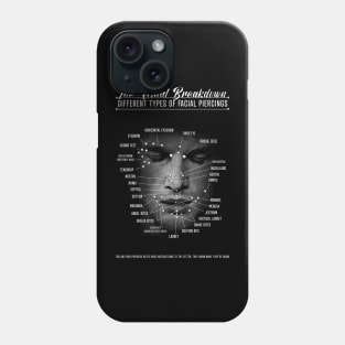 Face Piercing Chart Phone Case