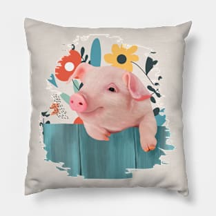 Friendly Baby Pig Pillow