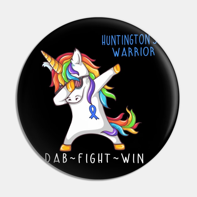 HUNTINGTON'S Warrior Dab Fight Win Pin by ThePassion99