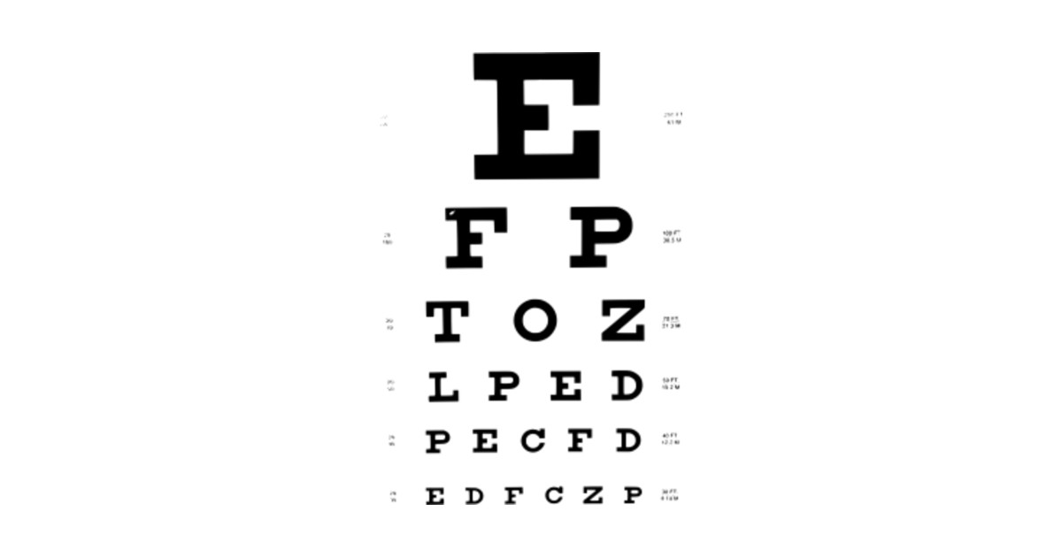 limited edition exclusive eye test chart eye test chart kids long