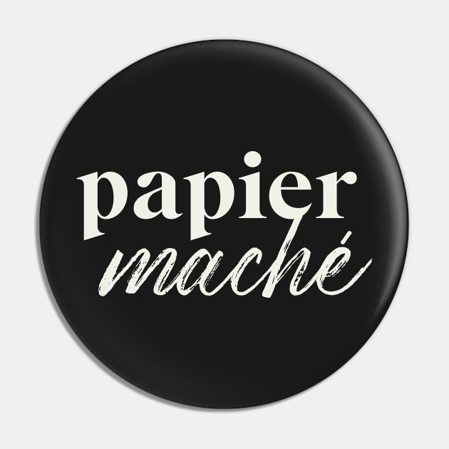 Paper mache Pin by SpilloDesign