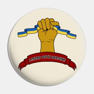 i stand with ukraine Pin