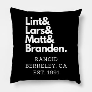 Rancid est. 1991 Pillow