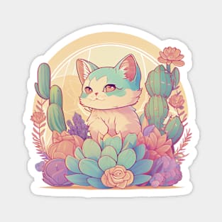 Cute kawaii cat Magnet