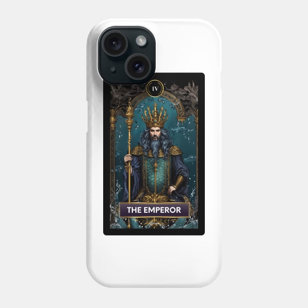 The Emperor Mermaid Tarot Card Phone Case by MGRCLimon