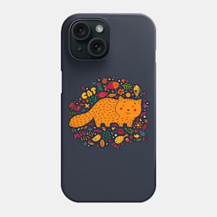 A Fat Red Cat Phone Case