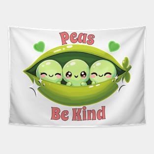 Peas Be Kind Tapestry