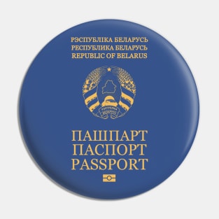 Belarus passport Pin