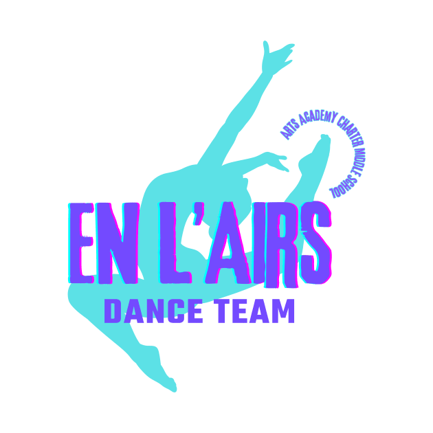 MEMBERS ONLY: En L' Airs Dance Team logo by Arts Academy 