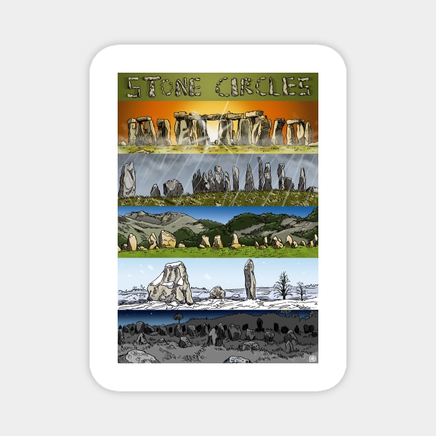 Stone Circles Magnet by matjackson