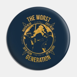 One Piece - The Worst Generation Pin