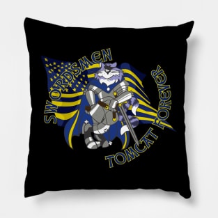 Tomcat Forever Swordsmen Pillow