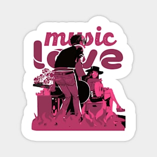 Loving Music Magnet