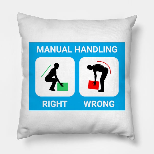 Safe manual handling. Pillow by Ekenepeken