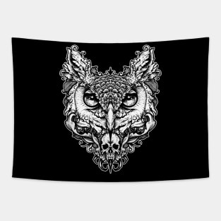 Dark Watcher BW Tapestry