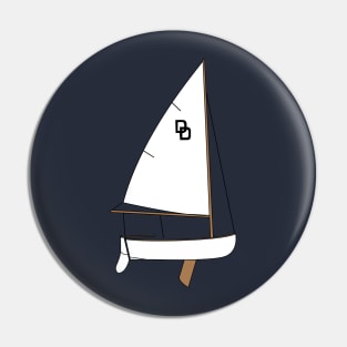 Dyer Dhow Sailboat Pin