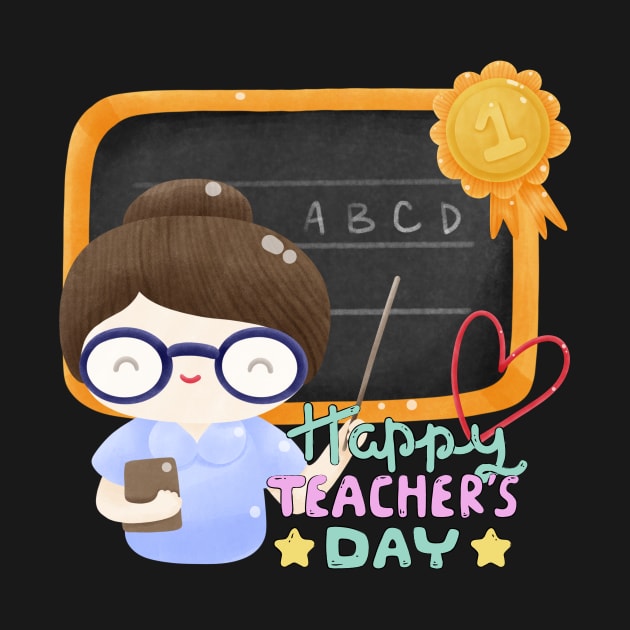 Happy teacher day, best teacher by Subspace Balloon