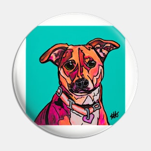 Olive the Rescue Dog Pin