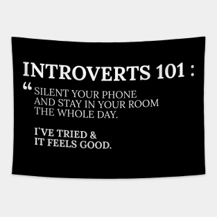 How to be introvert Tapestry