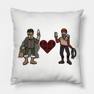 Buffalo Check Love Pillow