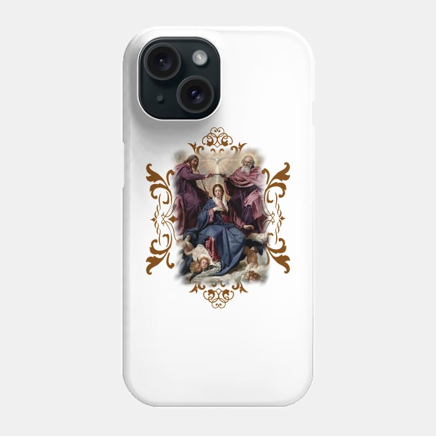 Coronation of Our Lady Phone Case by alinerope