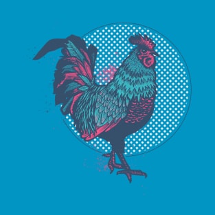 Rooster Splatter T-Shirt