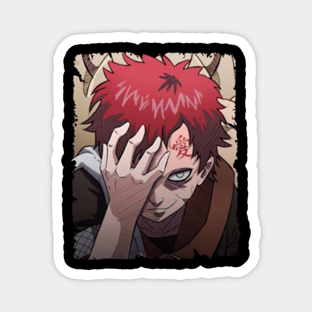 GAARA MERCH VTG Magnet by xsmilexstd