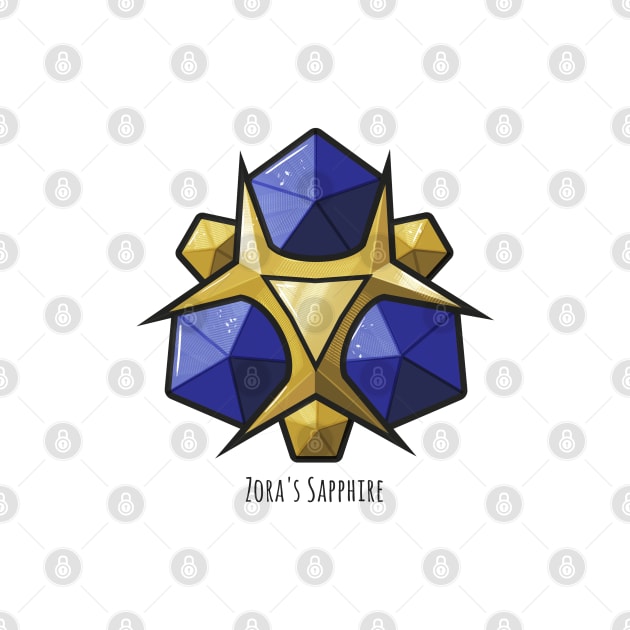 Zora's Sapphire Spiritual Stone by ilustraelleg