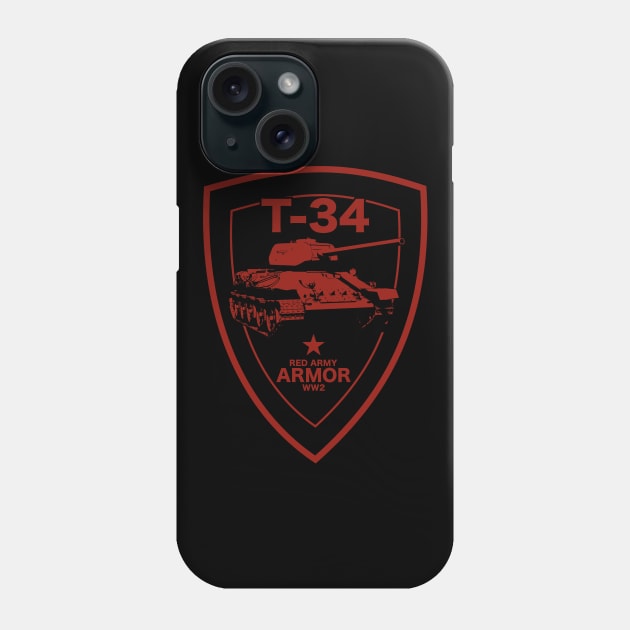 T-34 Tank Phone Case by Firemission45