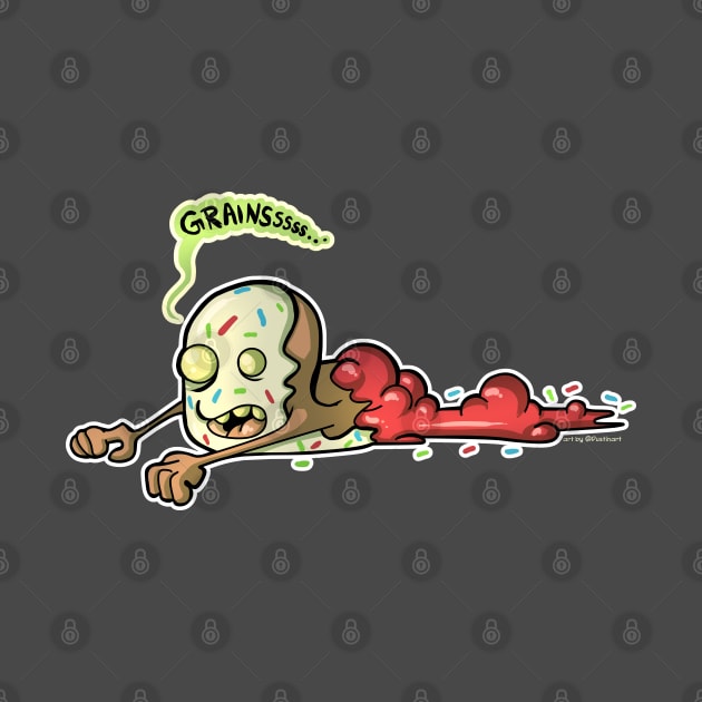 Zombie Donut by Dustinart