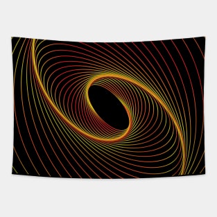 Abstract Geometric Design - Abstract tornado Tapestry