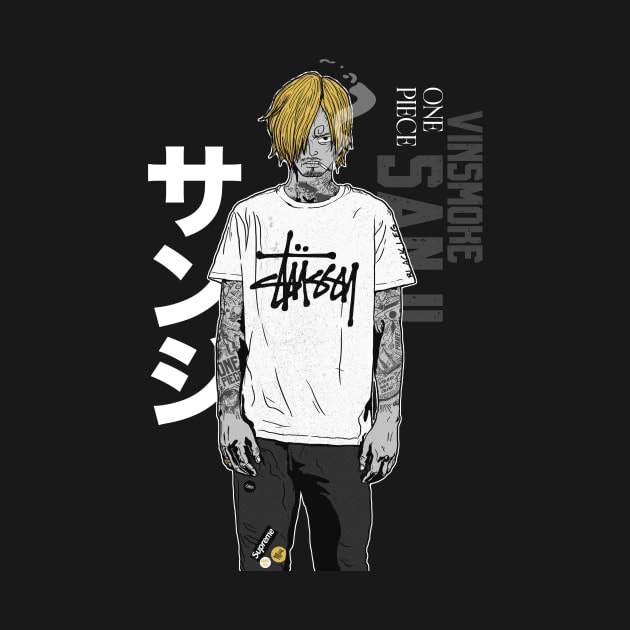 SANJI ONE PIECE by justblackdesign