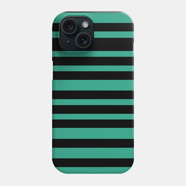 Sage green minimalist stripes pattern Phone Case by craftydesigns
