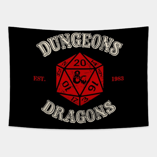 Dungeons and dragons Tapestry by Melonseta