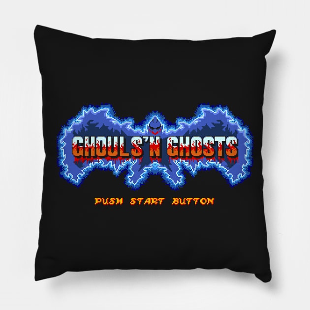 GHOULS´N GHOST Pillow by AtomicBrain