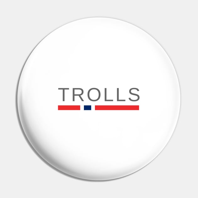 Trolls Norway Pin by tshirtsnorway