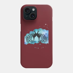 Peacock Twins Phone Case